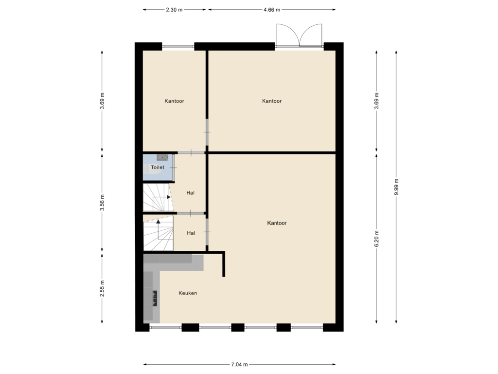 Bekijk plattegrond van Eerste verdieping van Peijerstraat 8