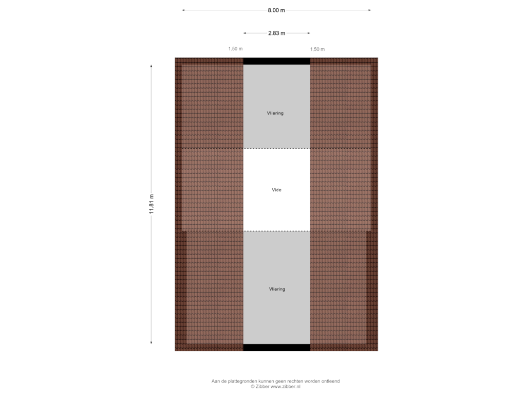 View floorplan of Zolder of Dedemsvaartseweg-Noord 182