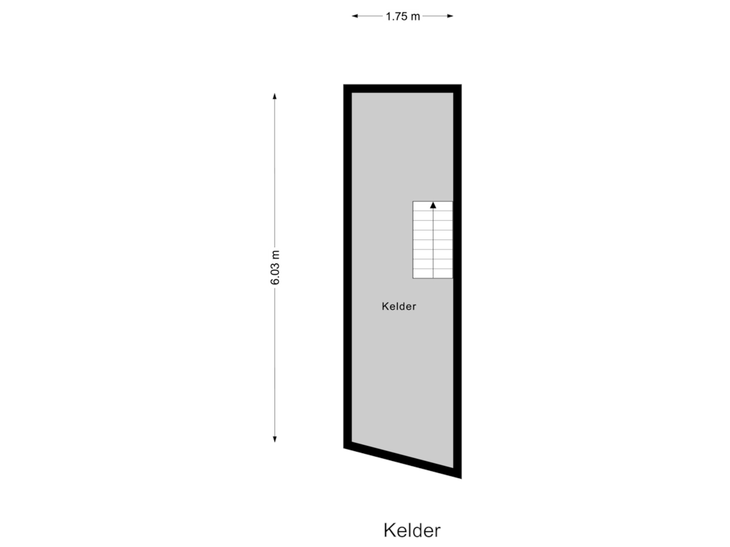 Bekijk plattegrond van Kelder van Polstraat 40