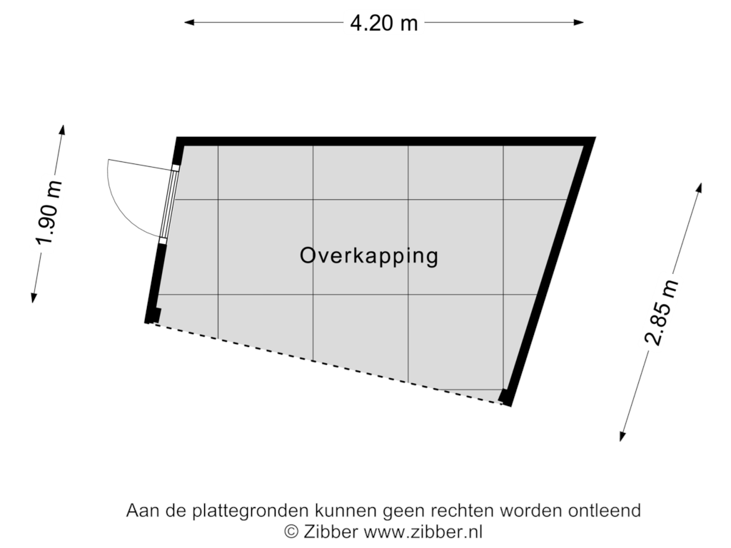 View floorplan of Overkapping of Parklaan 41