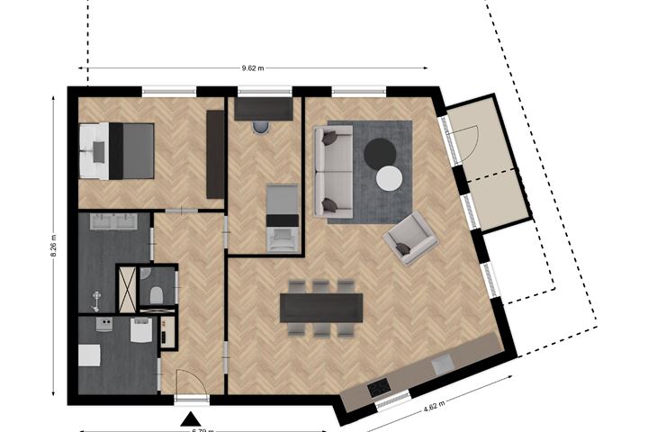 View photo 2 of Appartement type C (Bouwnr. 18)