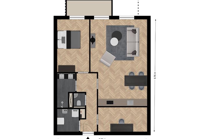 View photo 5 of Appartement type B (Bouwnr. 4)