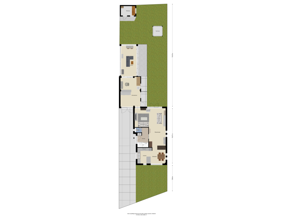 Bekijk plattegrond van Begane grond Tuin van Reinaldstraat 43-A