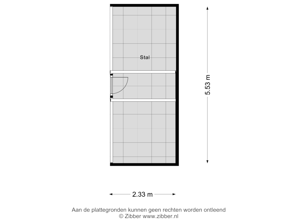 Bekijk plattegrond van Stal van Hoefweg 4