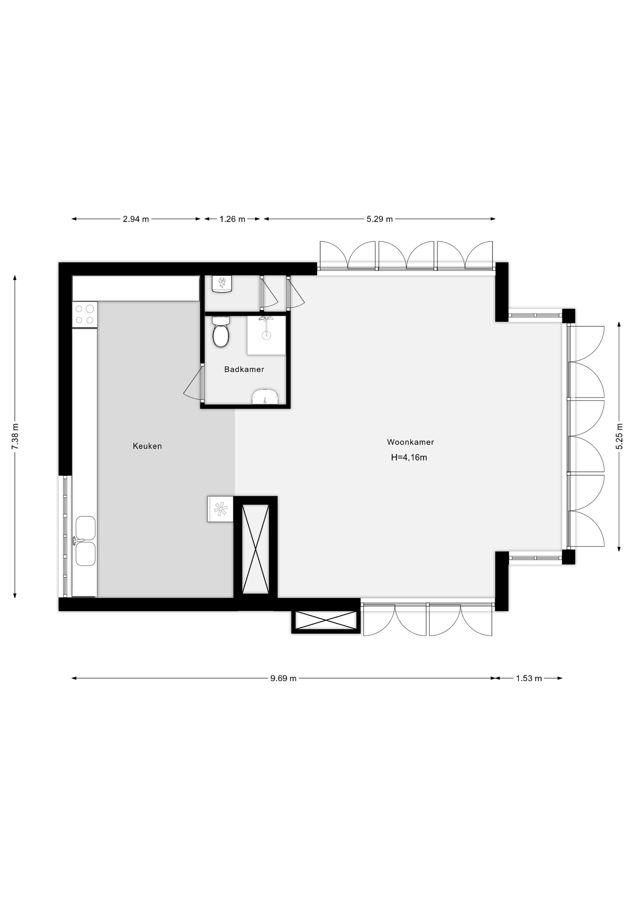 Foto 66 van Rodenrijseweg 527-D