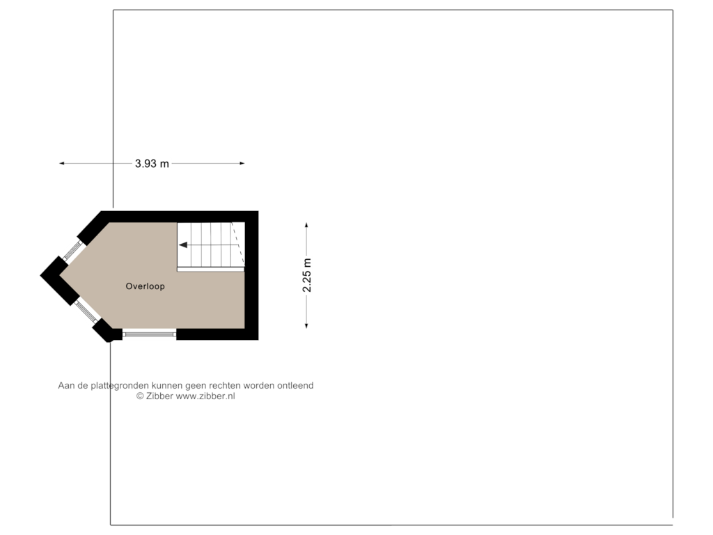 Bekijk plattegrond van Derde verdieping van Rondelaan 2