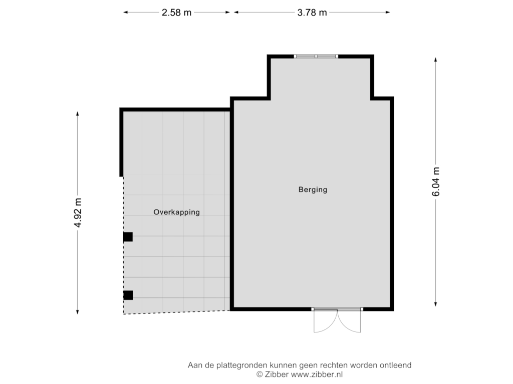 Bekijk plattegrond van Berging van Rondelaan 2