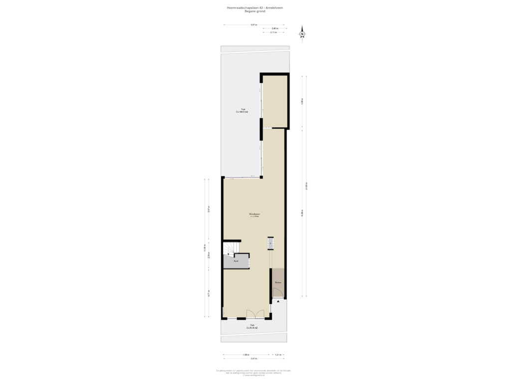 Bekijk plattegrond van BG van Heemraadschapslaan 82