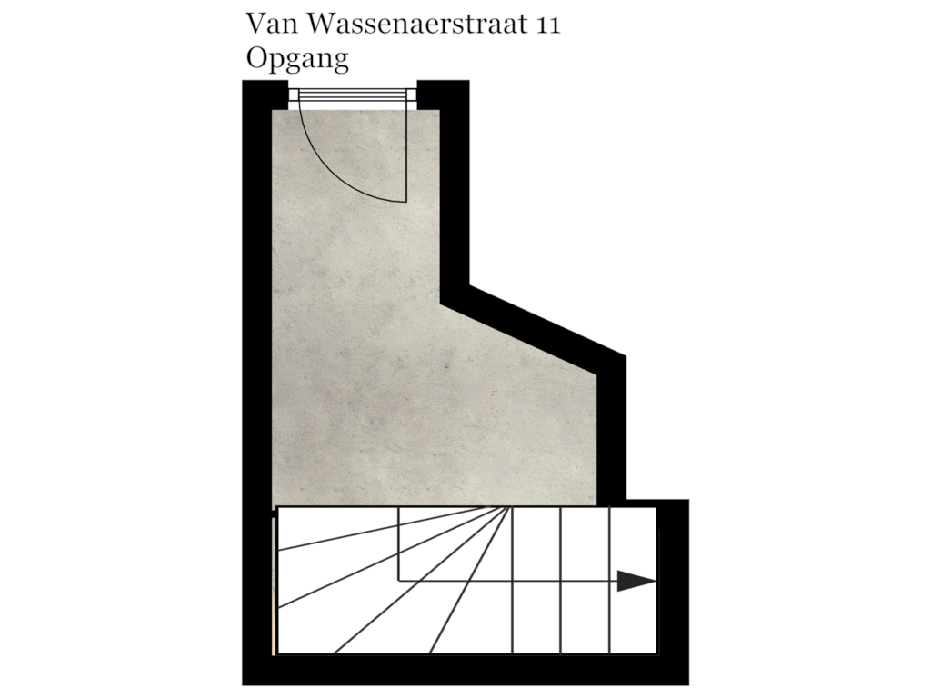 Bekijk plattegrond van Opgang 11 van van Wassenaerstraat 11