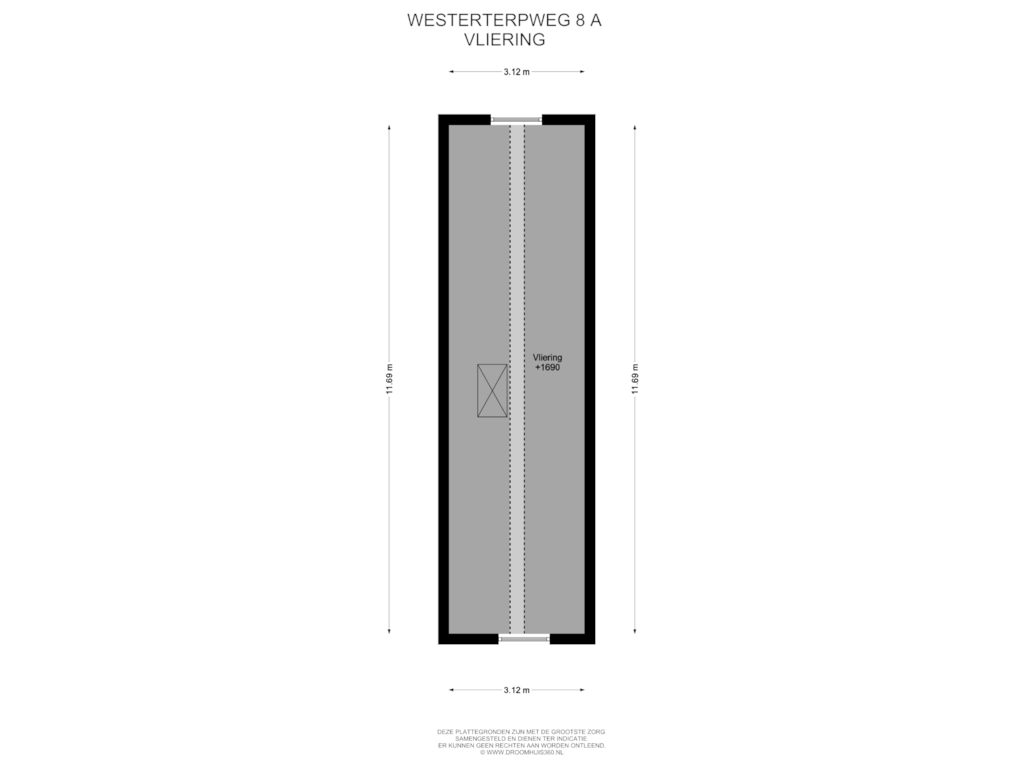 Bekijk plattegrond van Vliering van Westerterpweg 8-A