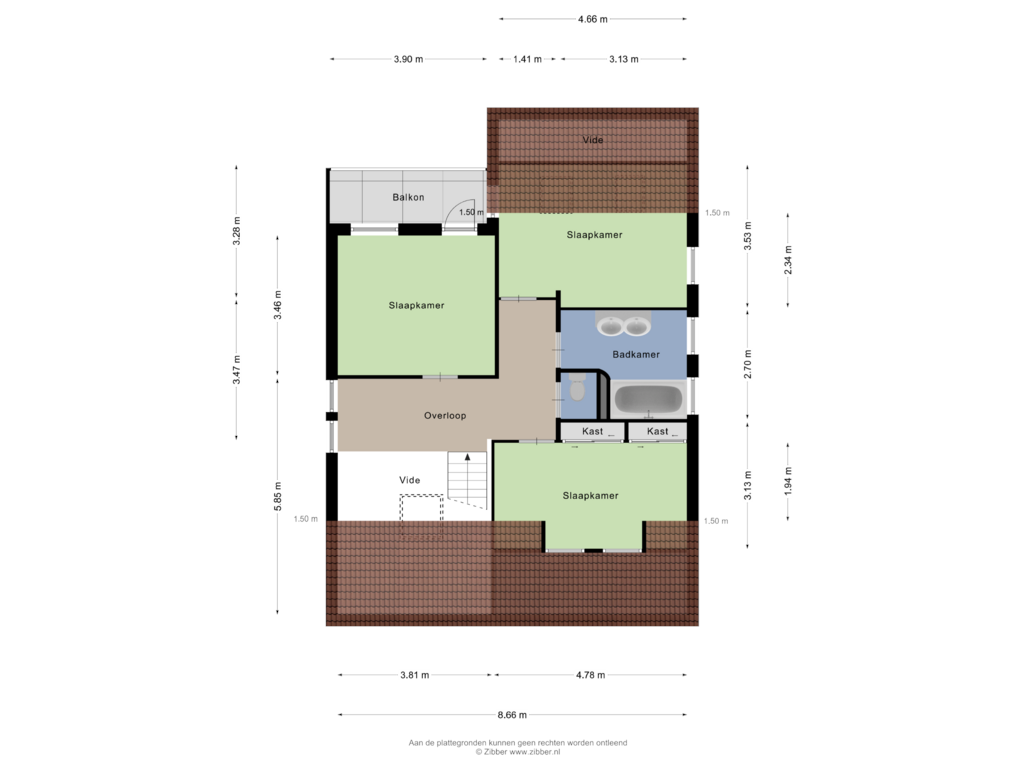 Bekijk plattegrond van Eerste verdieping van Hofland 23