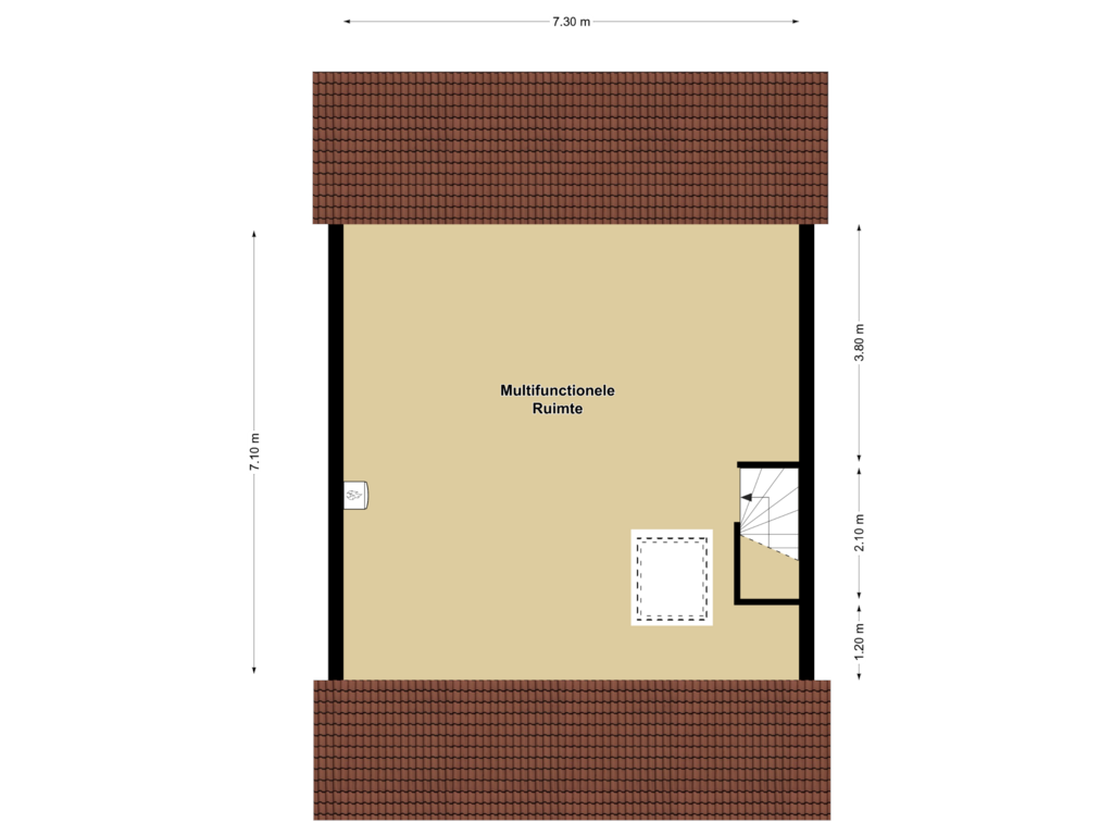 View floorplan of 2e Verdieping of Amaryllisstraat 16