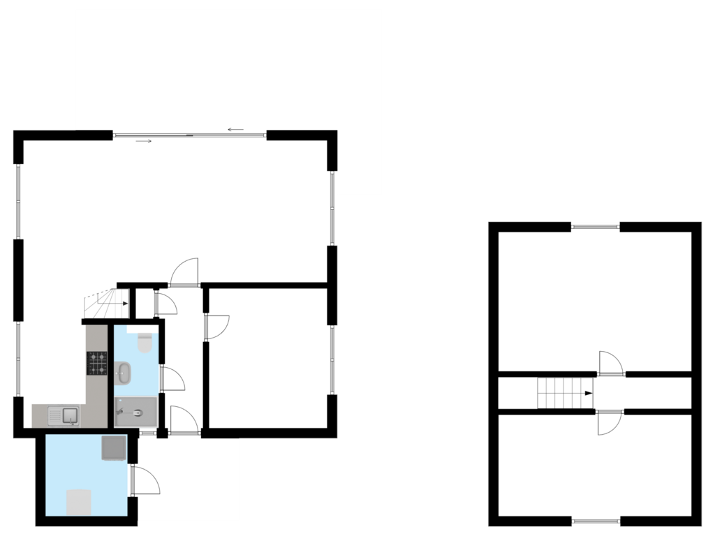 View floorplan of 2D of Heidestraat 103 11