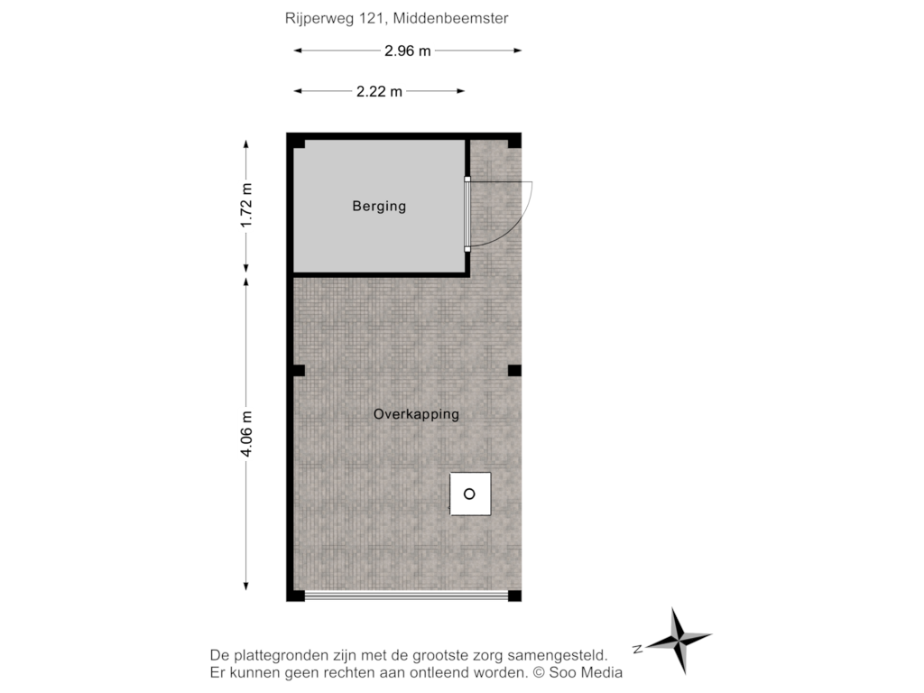 View floorplan of Berging of Rijperweg 121