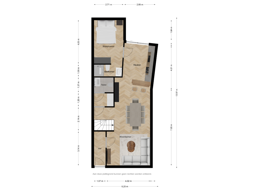 Bekijk plattegrond van Mariastraat 17A BG van Mariastraat 17-A