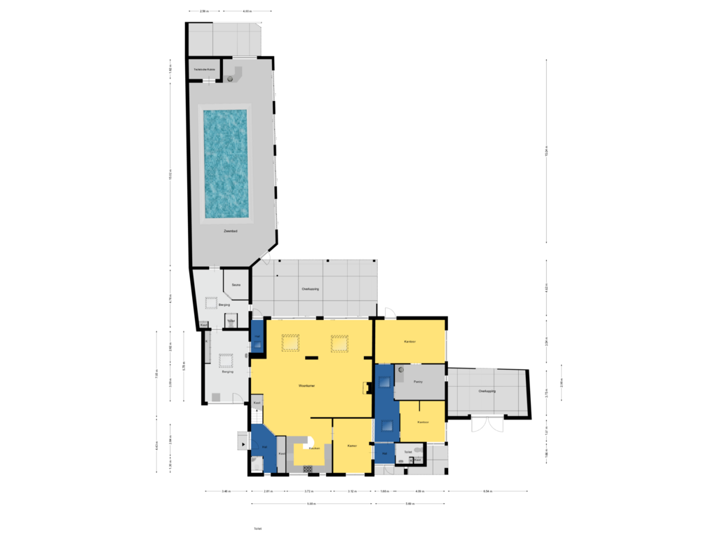 View floorplan of Begane grond of Teugenaarsstraat 39