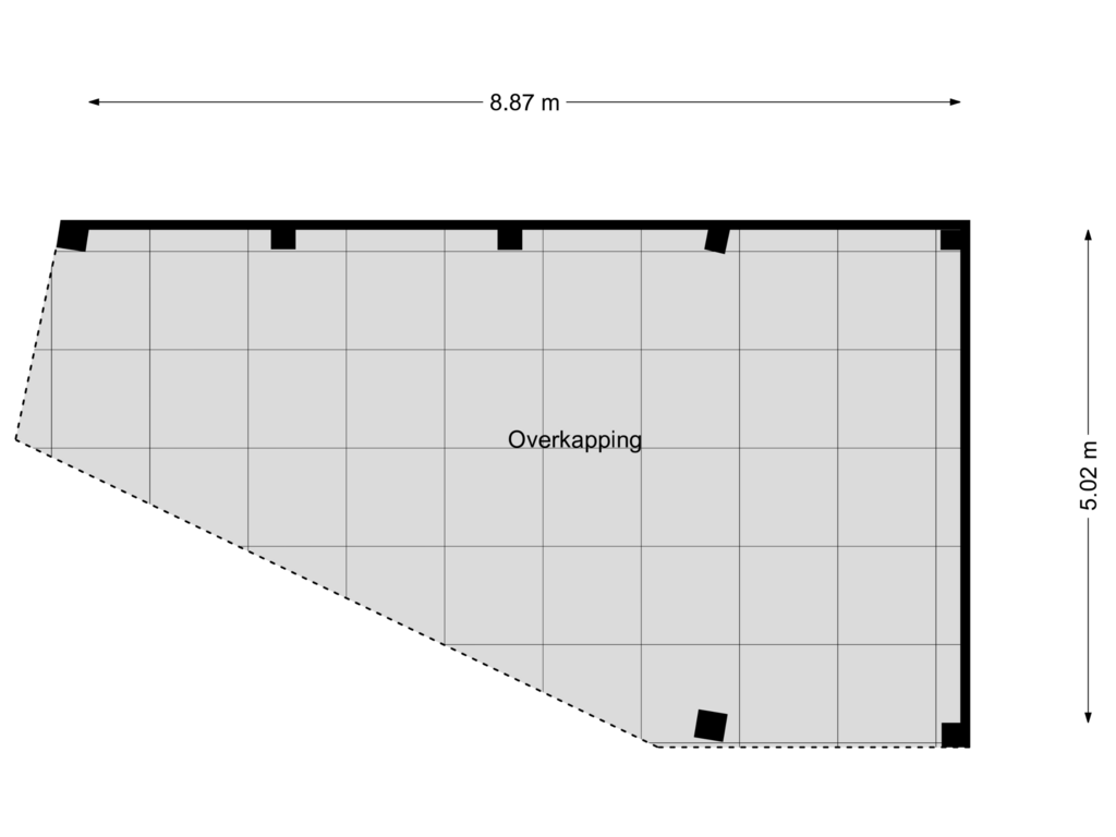 View floorplan of Overkapping of Teugenaarsstraat 39