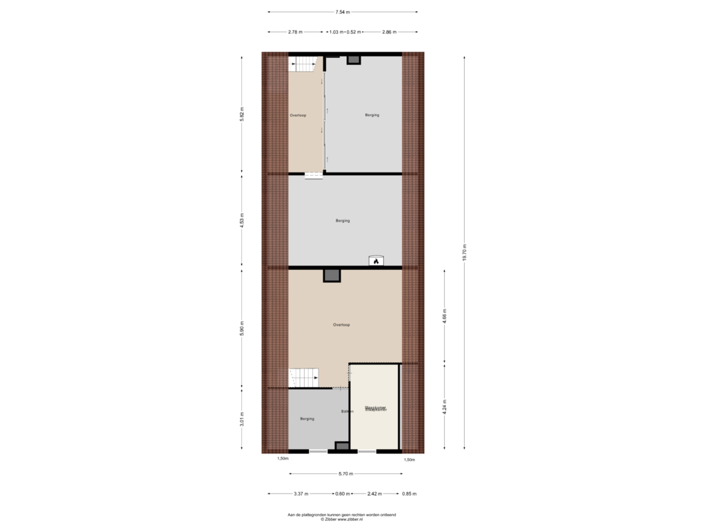 Bekijk plattegrond van Eerste Verdieping van Sluisstraat 67