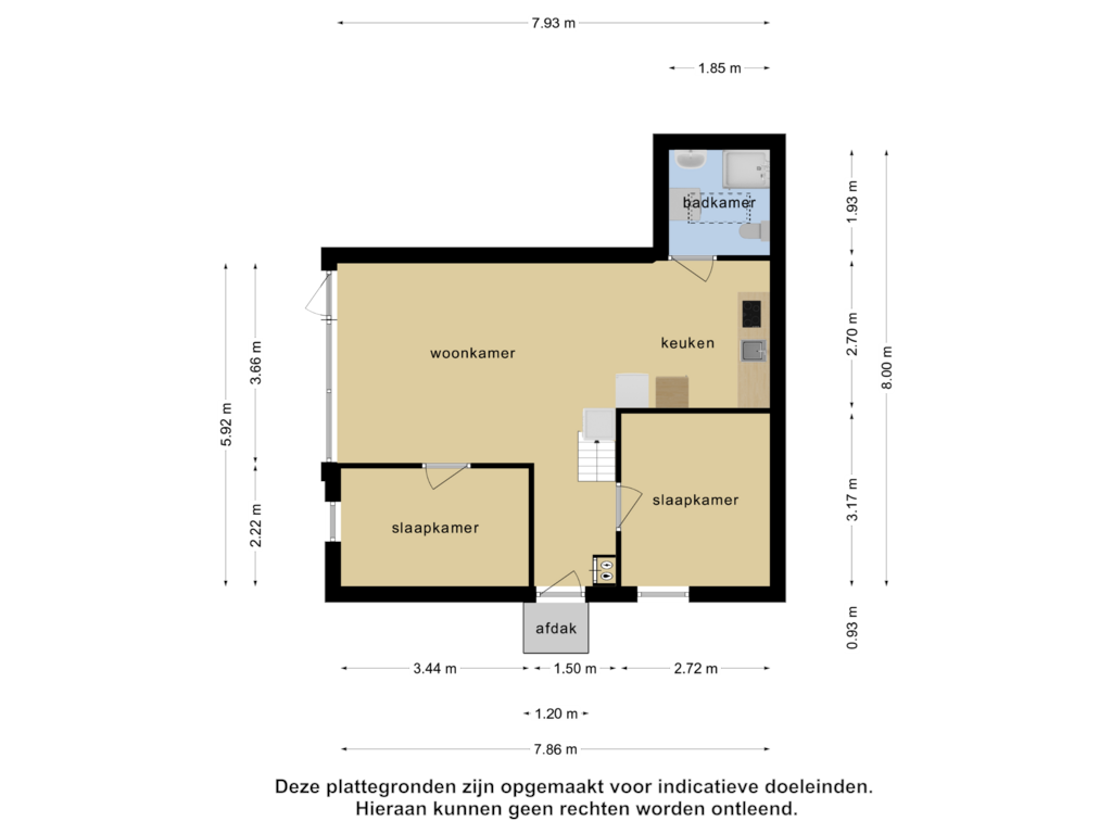 Bekijk plattegrond van Begane grond van Buitenplaats Herkingen 6-D