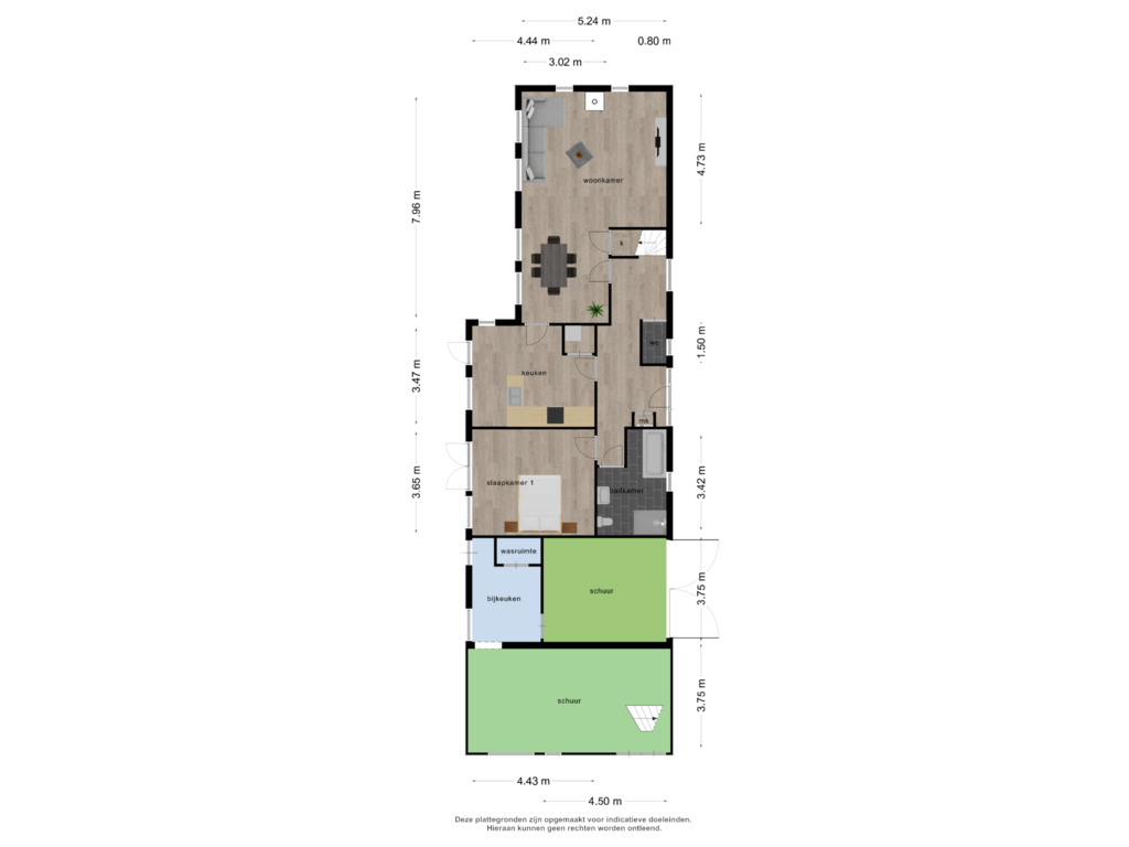 Bekijk plattegrond van Begane grond van Tramstraat 41