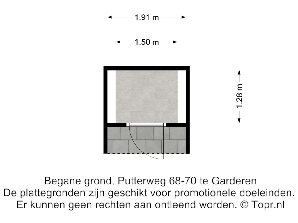 Bekijk plattegrond van sauna van Putterweg 68-15