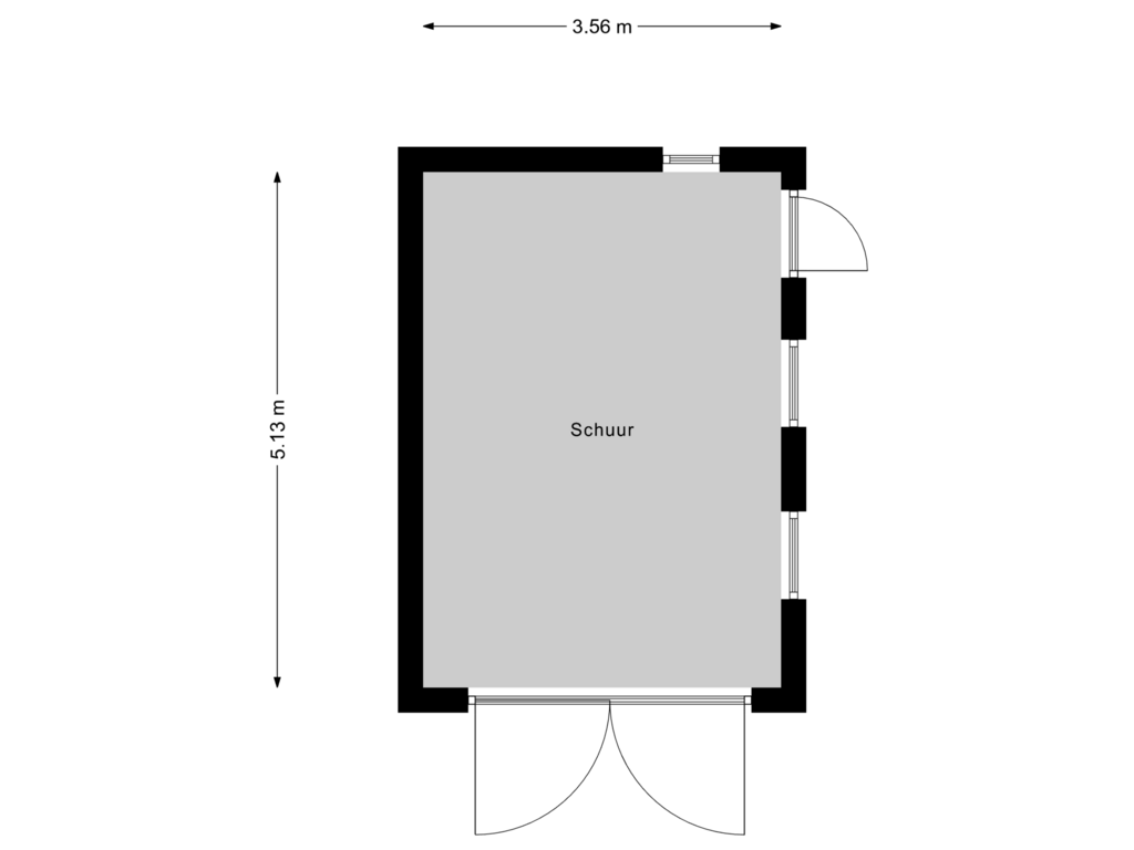 View floorplan of Tweede verdieping of Zuiderpark 23