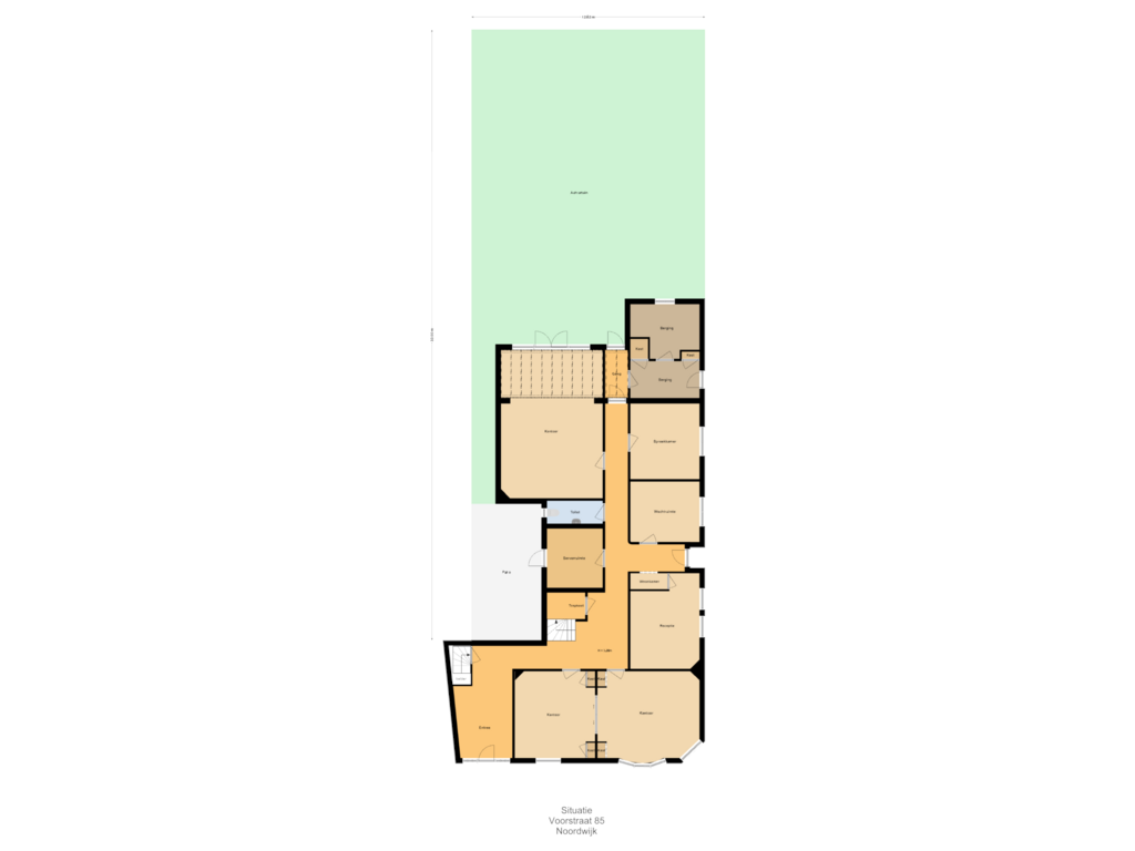 Bekijk plattegrond van Situatie van Voorstraat 85