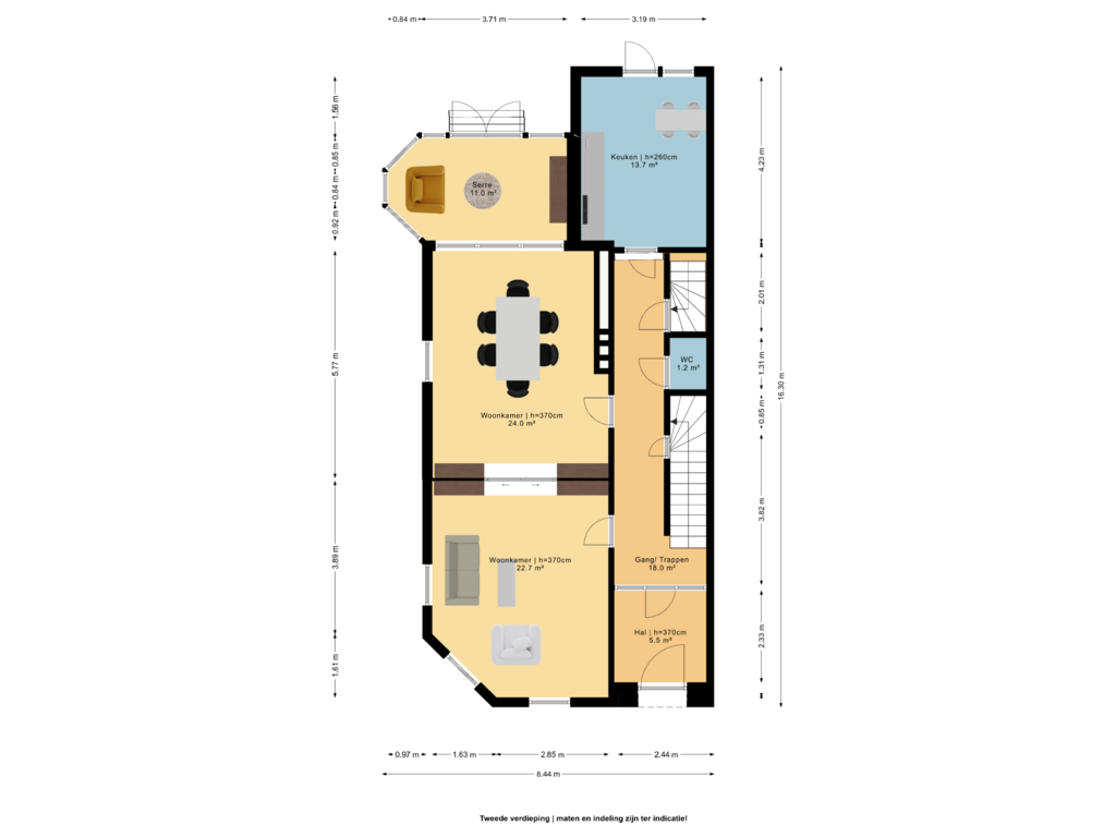 View floorplan of Beganegrond of Emmapark 12