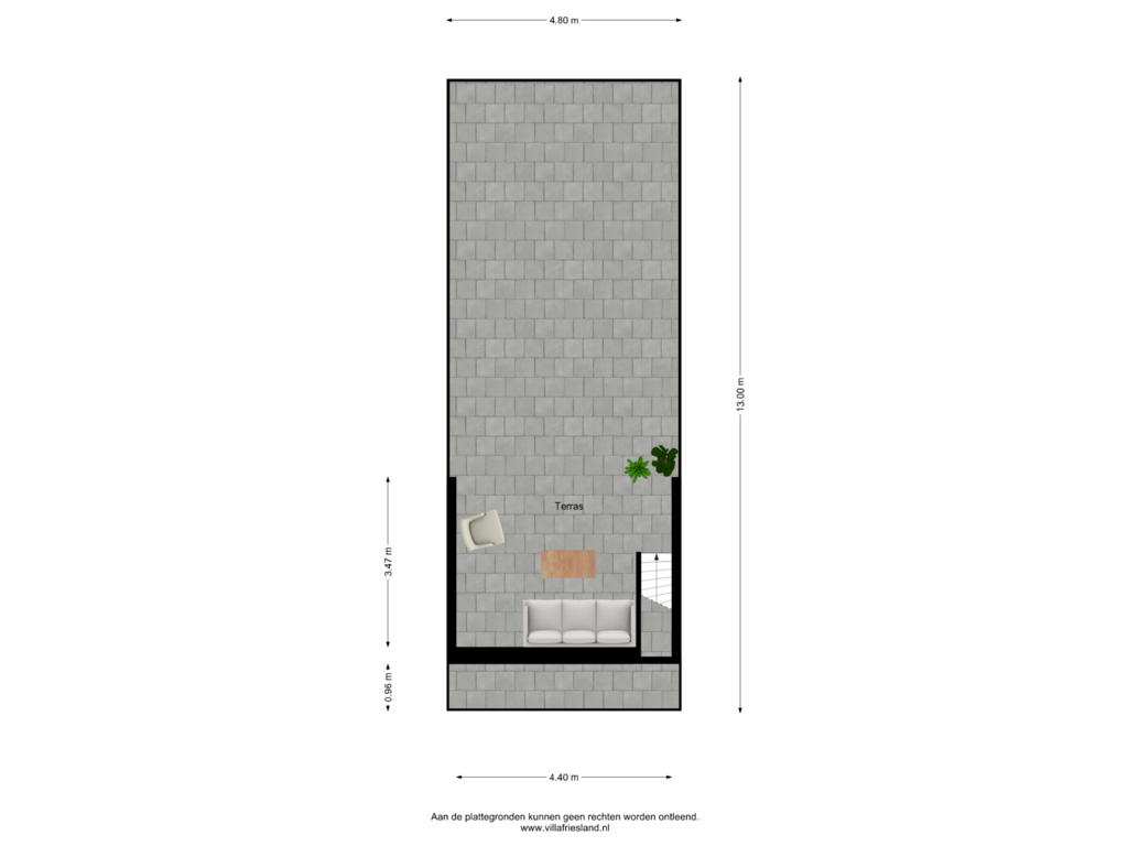 Bekijk plattegrond van 1e Verdieping van Vuurtorenweg