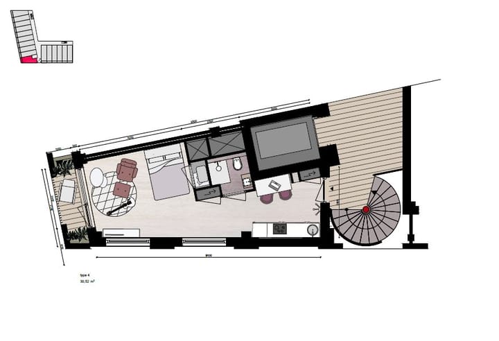 Foto 7 van Corner Suite (Bouwnr. 10)