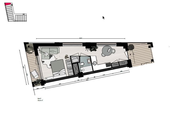 Foto 8 van Canal Suite (Bouwnr. 1)