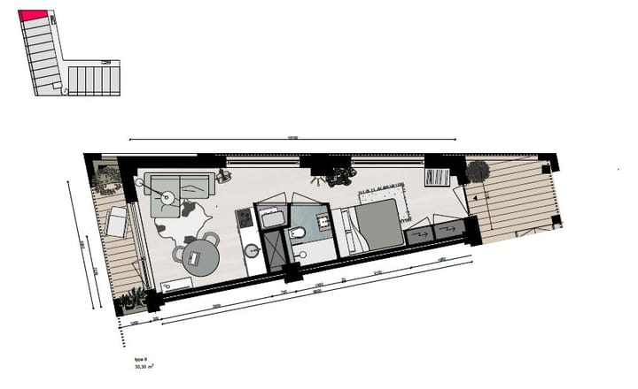 Foto 6 van Canal Suite (Bouwnr. 1)