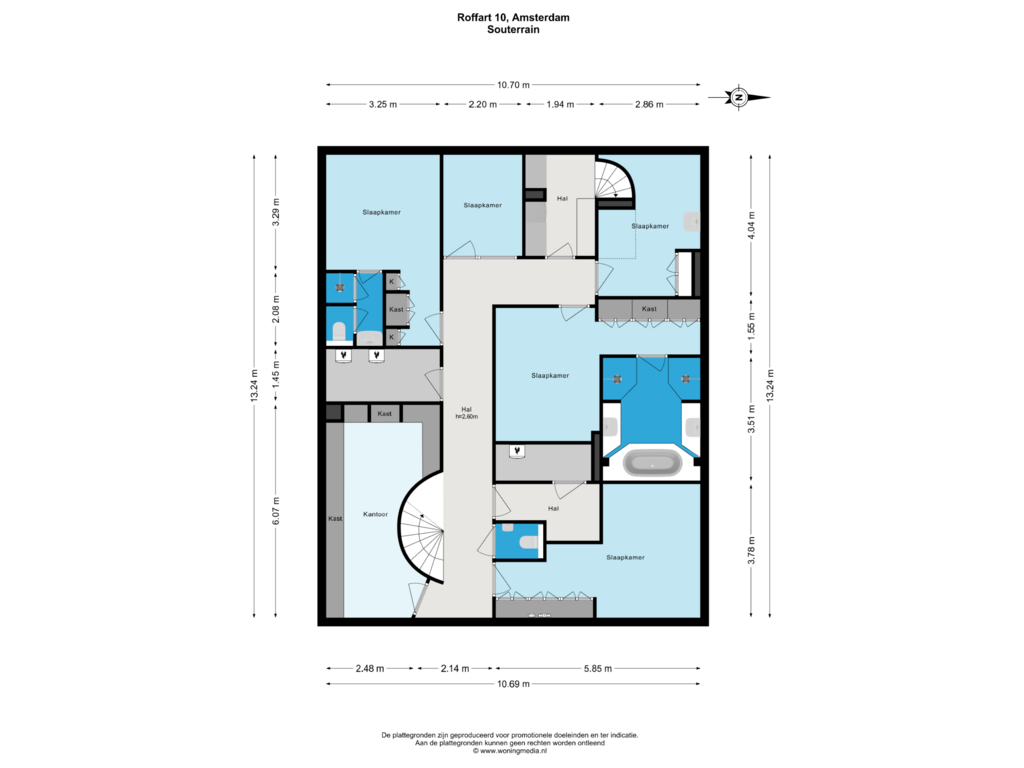 Bekijk plattegrond van Souterrain van Roffart 10