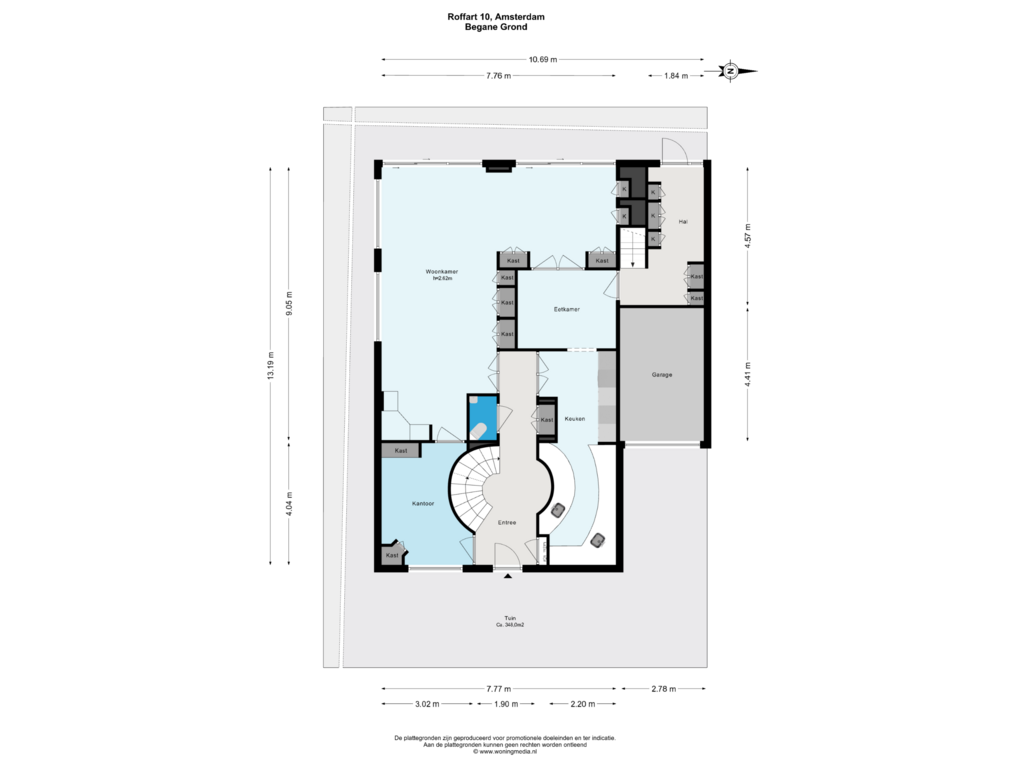 Bekijk plattegrond van Begane grond van Roffart 10