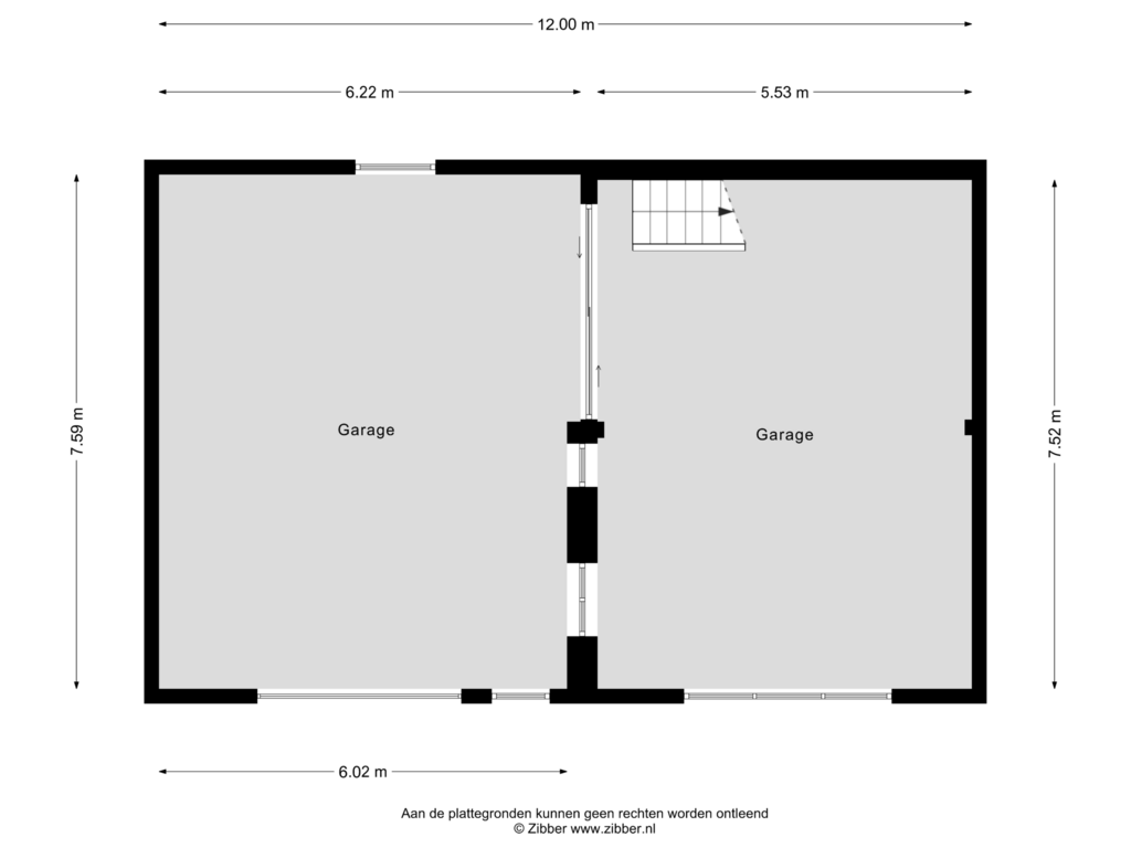 View floorplan of Garage of Gronausestraat 133