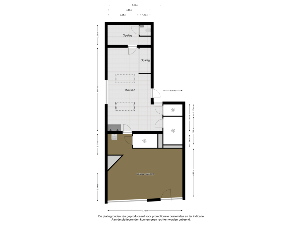 View floorplan of Begane grond of Stationsstraat 2