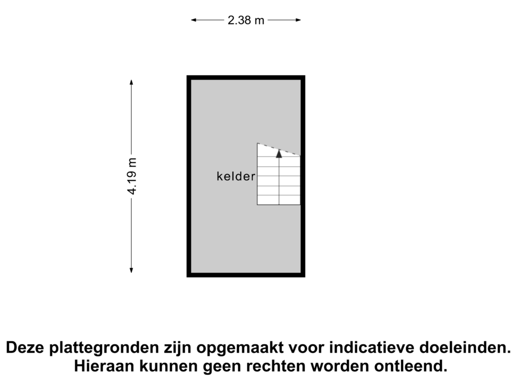 Bekijk plattegrond van Kelder van Steenheuvelsestraat 51