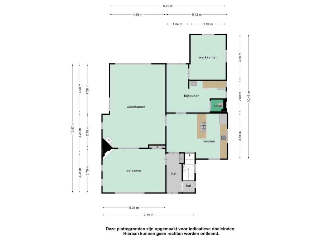 Bekijk plattegrond van Begane grond van Steenheuvelsestraat 51