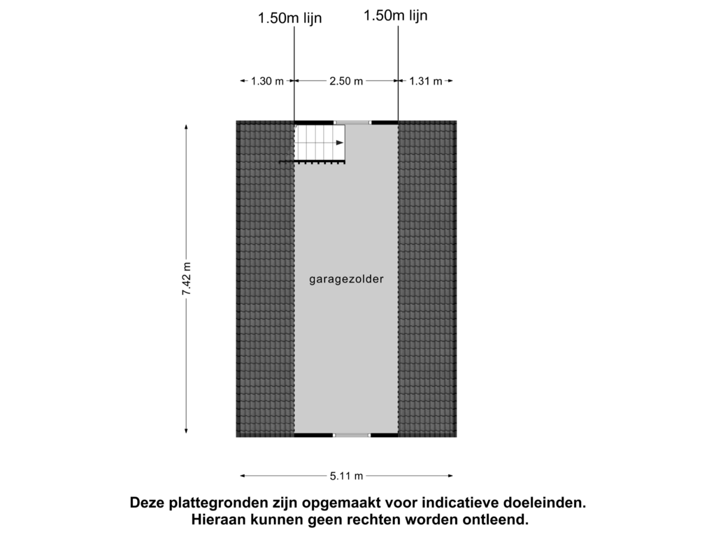 Bekijk plattegrond van Berging 1-Zolder van Steenheuvelsestraat 51