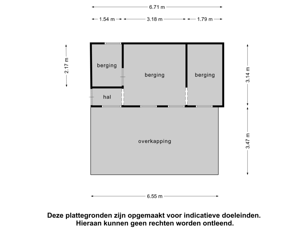 Bekijk plattegrond van Berging 2 van Steenheuvelsestraat 51