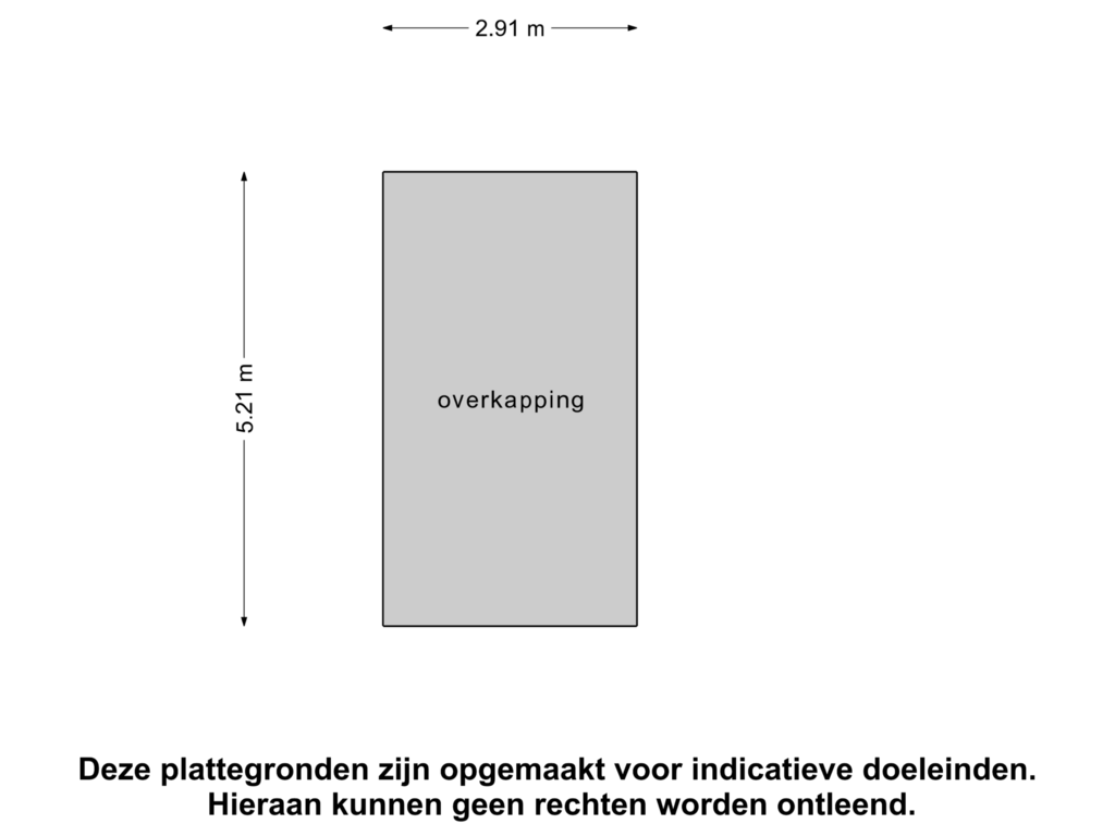 Bekijk plattegrond van Overkapping 1 van Steenheuvelsestraat 51