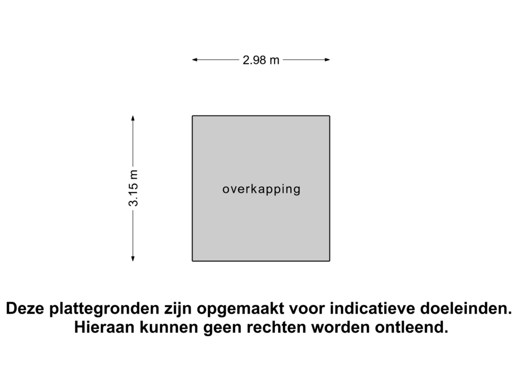 Bekijk plattegrond van Overkapping 3 van Steenheuvelsestraat 51