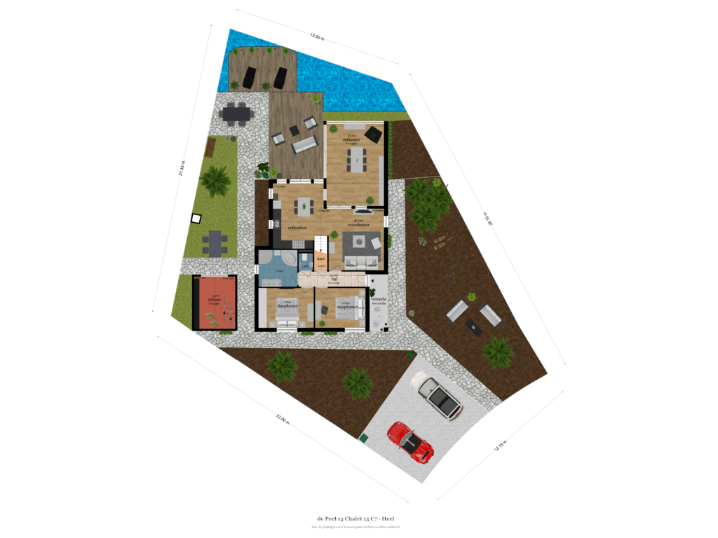 Bekijk plattegrond van PERCEEL van De Peel 13-C7