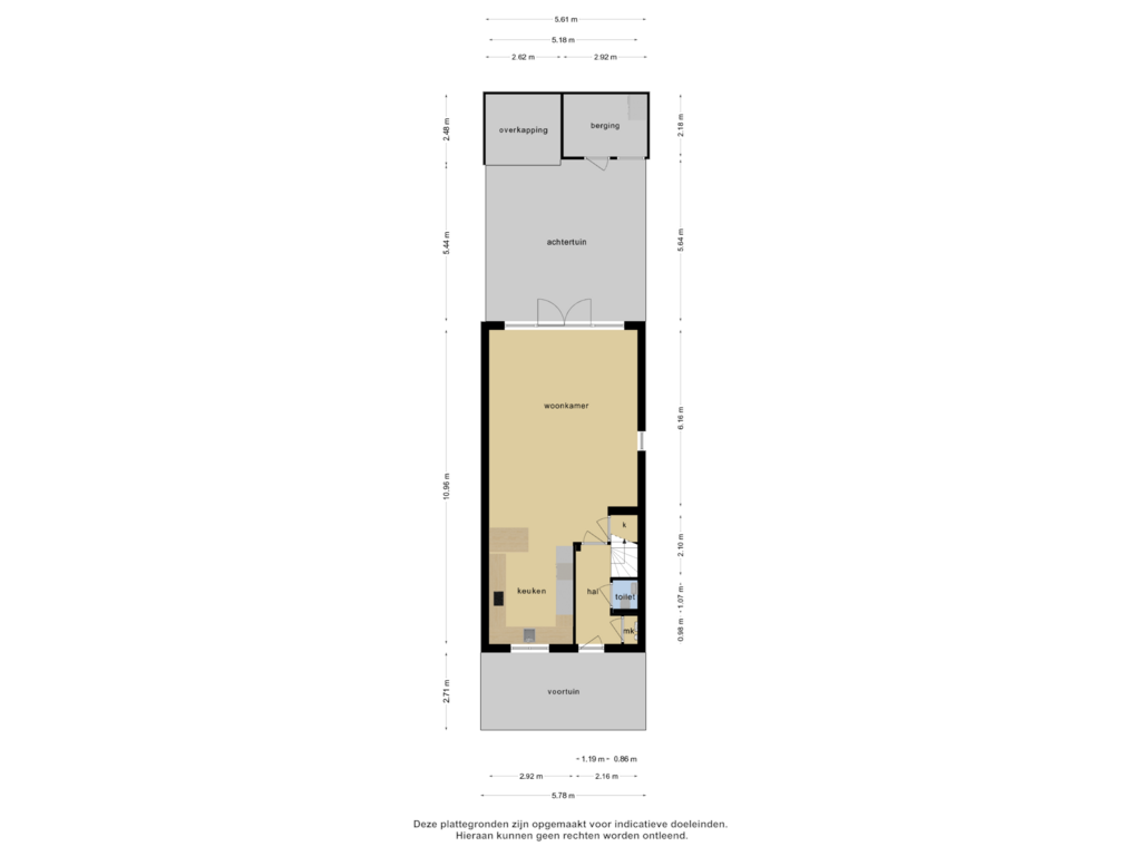 Bekijk plattegrond van Begane grond van De Kersenboomstraat 17