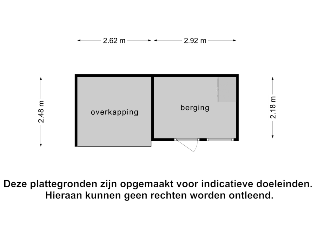 Bekijk plattegrond van Berging van De Kersenboomstraat 17