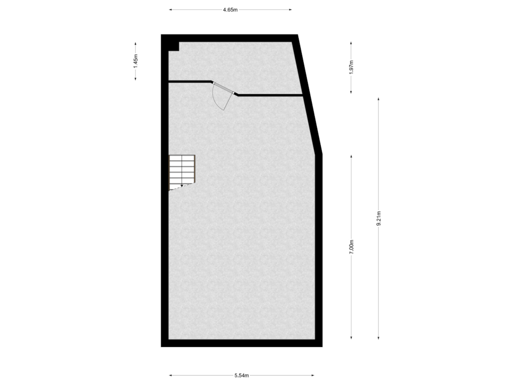 Bekijk plattegrond van Kelder van Gangetje 4