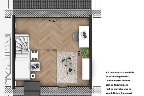 Bekijk foto 6 van Tussenwoning (Bouwnr. 2)