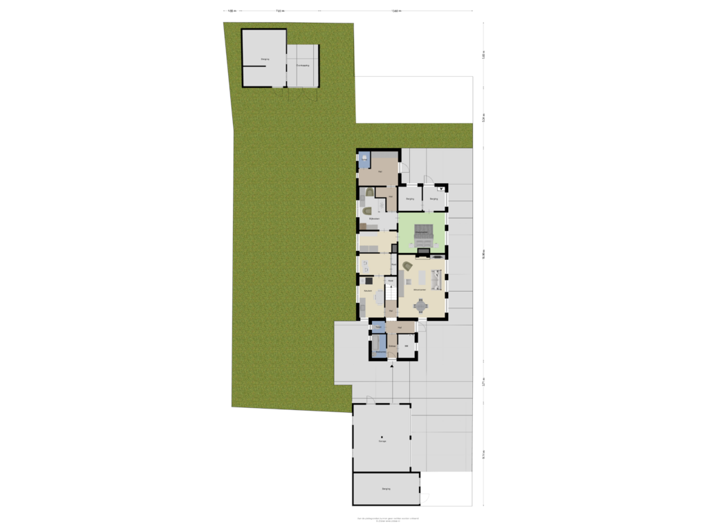 View floorplan of Begane grond-tuin of Kottenseweg 28