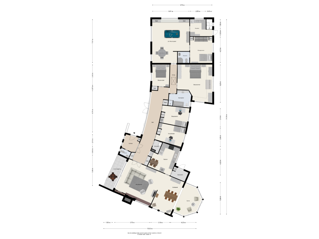 Bekijk plattegrond van Begane grond van Westervelden 3