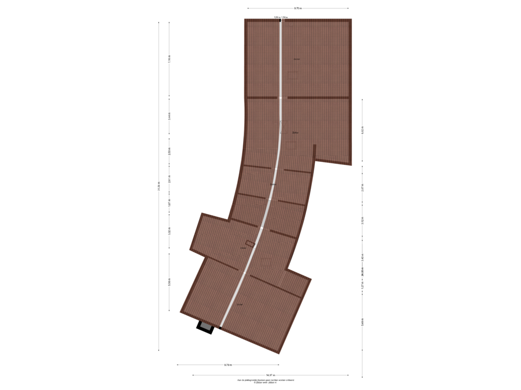 Bekijk plattegrond van Zolder van Westervelden 3